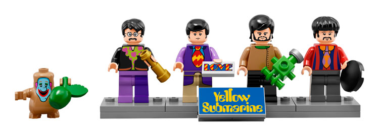 21306 The Beatles Minifiguren